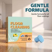 Effervescent Cleaning Tablets for Stain and Odor Removal, Scent - 15 Count One Size žalia