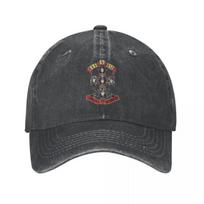 Guns N Roses GNR Logo Baseball Caps Retro Distressed Washed Steampunk Music Headwear for Men Women Outdoor Running Golf Hats Cap Adjustable juoda