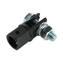 Vanadium Steel Scissor Jack Adapter Impact Wrench Tool Universal Fit for Shear Jacks Tire Iron Socket Drill Bit 1/2 Inch U7L2