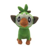 Netoksiškas Pokemonas Sobble Scorbunny Grookey Animacinis Elfės Figūrėlės Pliušinis Minkštas Kimštas Kolekciniai Žaislai Vaikams Kalėdinė Dovana Peluche gray