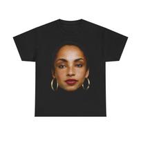 Graphic Sade Adu Head Unisex Tee M brown