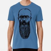 St Maximilian Kolbe Pray For Us Size S to 5XL Made in the USA T-Shirt M black