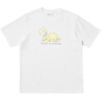 Uniqlo X Pokemono Bendradarbiavimas SS25 Pikachu Raštas Raidžių Spaudinys Apvalus Kaklas Laisvalaikio Trumpomis Rankovėmis Marškinėliai Vyriški Viršutiniai Drabužiai Balti 474426-00 L white