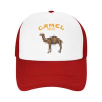 Camels Band Mirage Trucker Cap Adult HipHop Music Cool Vintage Hat Sun Hats Sports Cap Adjustable Polyester Mesh Baseball Caps One Size white