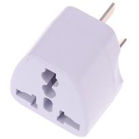 Universal EU AU CHN Plug Adapter European Germany Australia Chinese Power Socket White Travel Converter Conversion Plug
