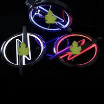 Opel Insignia a5D LED ženkliukas bagažinės lipdukas Automobilio išorės apdaila Galinis logotipas ženkliukas šviesa OPEL Zafira Corsa Astra Vectra Antara Mokka raudona