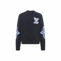LOUIS VUITTON Storas vilnos mišinio megztinis 1AGJH7 One Size 5 pilka spalva