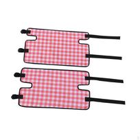 Stovyklavimo kėdės atsarginės dalys Lauko sulankstomos sėdynės dalys 37x48 cm Storas Lengvas montavimas pink
