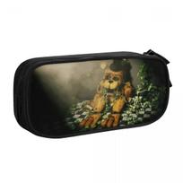 Springtrap Fnaf pieštukinės Rašiklių dėžutės Krepšiai Studentams Didelės talpos Biuro Užtrauktuku užsegamos pieštukinės (as the picture,M) gray