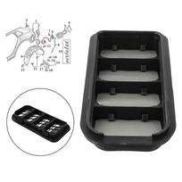 GOLF MK7 Galinės šoninės panelės ventiliacijos grotelės 2015–2021 m. modeliams su OEM 7N0819465F Pagaminta iš ABS medžiagos gray