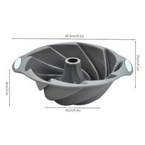 Aukštos kokybės silikoninė cikloninė torto forma Atspari aukštai temperatūrai buitinė orkaitės kepimo forma garuose kepto torto forma kepimo įrankiai gray