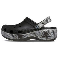 Crocs Classic Clog EVA Clogs Women Footwear Black Multicolor 208123-0C4 34-35