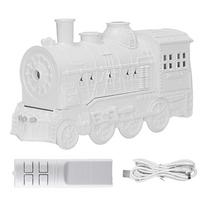 Quiet Operation 300ml Steam Train Essential Oil Diffuser for Bedroom Use Copper colored beige