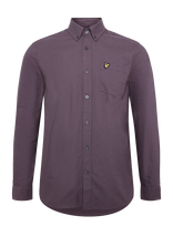 Lyle & Scott - Plain Oxford Shirt - Oksfordo marškiniai - Violetinė