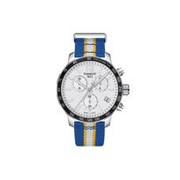 TISSOT Time Jog Collection Quartz Movement Men's Watches Watch 42mm White Dial Stainless Steel Case Nylon Strap T0954171703715 Blue Strap white