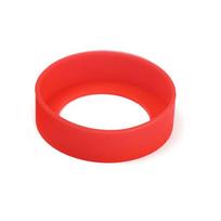 Water Drink Bottle Pad Silicone Water Cup Coasters Non-Slip Wearresistant Water Bottom Sleeve Silicone Cup Sleeve Mug raudona