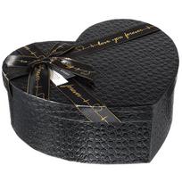 Heart Shaped Gift Flower Arrangement Chocolate Sweets Packaging Boxes Valentine'S Day Wedding Party Decoration Black black