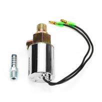 150PSI 1/4'' Heavy Duty Air Horn Electric Solenoid Valve Air Horns Chrome Solenoid Valve For Car Train DC12/24V-Fit 1/8 NPT