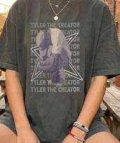 Tyler The Creator Graphic T-Shirt – Retro Hip Hop Inspired Tee AN64851 XXXXL gray