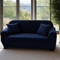 Elastic Minimalism Sofa Cover Sofa Slipcover Soil Color Chair Loveseat Couch Settee Sofa Covers Universal Fitted Furniture Cover 1-seat 90-140cm gray