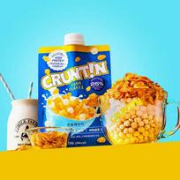 [BEST] Crunteen Crunchball Protein Shake Cornflakes 1 Box 50g x 5 Packets blue