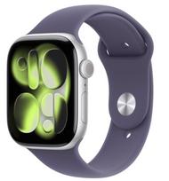 Watch Series 11 GPS 42mm Silver Aluminium Case with Purple Fog Sport Band - S/M violetinė