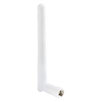 2.4G 3dBi Omni WIFI Antenna with SMA Male Plug Dual Band Aerial 5G External Omni WiFi Antenna for Wireless Network 1pc white