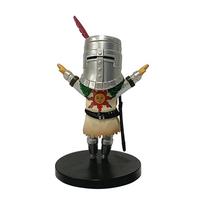In stock Anime action figure Dark Souls version Q, Solaire Artorias Ornstein Fire Keeper, Anime doll, toy model for child gifts gray
