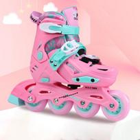Yibei Club Children's Roller Skates pink