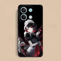Zenless Zone Zero Ellen Joe telefono dėklas skirtas Xiaomi Redmi Note 14 13 12 11 S Pro Plus 4G 5G Spalvotas spausdinimas Apsauginis išmanusis telefonas Redmi Note 11 Pro 5G blue
