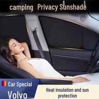 Compatible with Volvo XC60, XC90, XC40, S60, S80, S90, S60L, V40, V60, V90 Windows Front Shield 1 Piece [Double-Sided Black] gray
