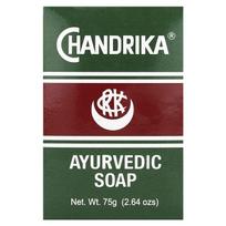 Chandrika muilas, Ajurvedinis kietasis muilas, 1 pakuotė, 2,64 oz (75 g)