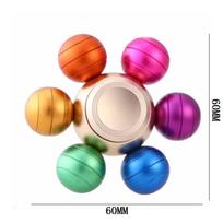 Rainbow Fidget Spinner Metal EDC ADHD Anti-Anxiety and Stress Relief Toys Novelty Gifts for Teenager Boys Kids Adults multi
