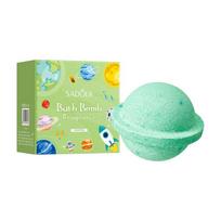Planet Bath Salt Ball 120g Fragrance Bath Bath Ball Bathtub Special Children's and Adult Bath Products beige