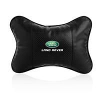 Automobilinės kėdutės galvos atrama Automobilio logotipas Kaklo pagalvėlė Automobilio priedai Land Rover Freelander 2 L2 L319 L462 LF Range Sport Evoque L322 Discovery 2 3 4 5 Defender black
