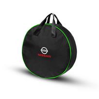 wskpa9 Hub Cap EV Car Charging Cable Storage Box Electric Vehicle Charger Cables Carry Bag For Nissan Nismo Xtrail Leaf Sentra Rogue