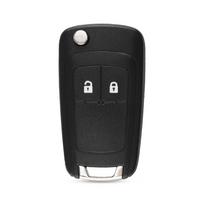 For OPEL VAUXHALL Zafira Astra Insignia Flip Car Key Shell Cover Fob Case with Screw 2/3/4/5 Buttons Remote Key 4 Buttons gray