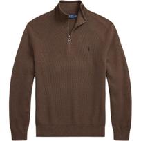 Polo Ralph Lauren Long Sleeve Zip Pullover Polo Shirt Men tops 710932304-527 XXL