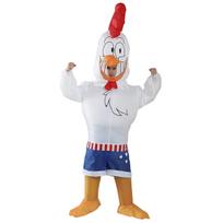 Adult Fighting Cock Inflatable Costume Purim Halloween Christmas Mascot Anime Party Cosplay Costume Dress Fancy Suits One Size smėlis