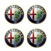 4pcs 56mm Car Wheel Center Hub Cap Stickers For Alfa Romeo Giulia Giulietta 156 159 147 Mito Stelvio Sportiva GT Accessories