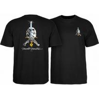 New Powell Peralta Skateboard Shirt Skull & Sword Black XL black