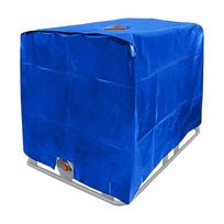 Premium Storage Cover 1000L Polyester Fabric Design With Easy Access Panel mėlyna