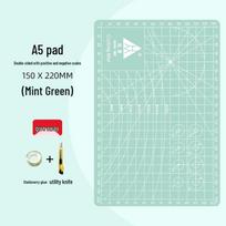 Huamei Handmade Cutting & Engraving Board Mat for Desktop & Student Use white