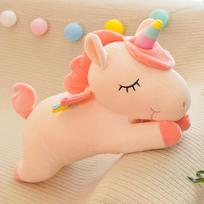 Non-Toxic Cute Pony Plush Toy Rainbow Angel Unicorn Children Heart Plush Doll Simulation Pony Stuffed Pillow Childrenfriend Birthday Gift 30cm