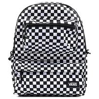 Vans Sport Casual Fashion Polyester Backpack Regular Unisex Couple Style Black And White Checkered Unisex backpack VN000GP1DWW Black White Plaid gray
