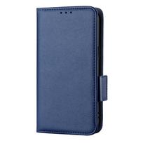 Motorola MOTO G13/G23 Leather Phone Case with Card Slot & Stand MOTO G13/G23 tamsiai mėlyna spalva
