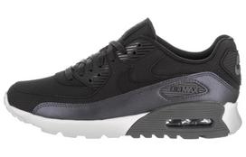 Nike Air Max 90 Cushioning Low top Casual Shoes Women's Black 859523-200 37.5