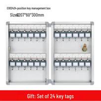 Hengrui Jinlongxing 24-Key Aluminum Alloy Lock Box gray