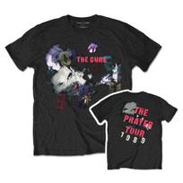 The Cure marškinėliai Prayer Tour 1989 Oficialūs grupės Juodi Nauji L black