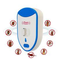 Ultragarsinis kenkėjų atbaidiklis Humane Mice Control elektroninis vabzdžių repelentas su LED šviesa EU PLUG